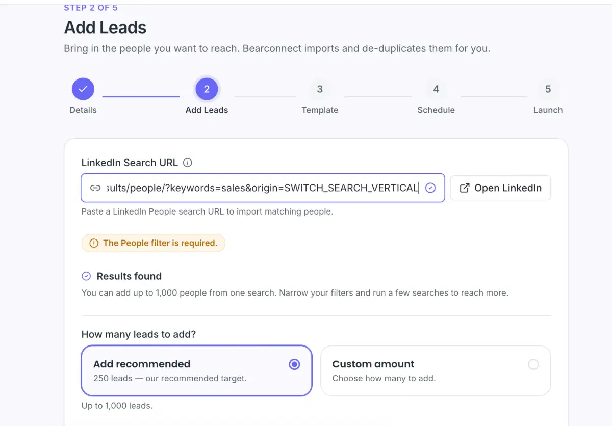 Import your list