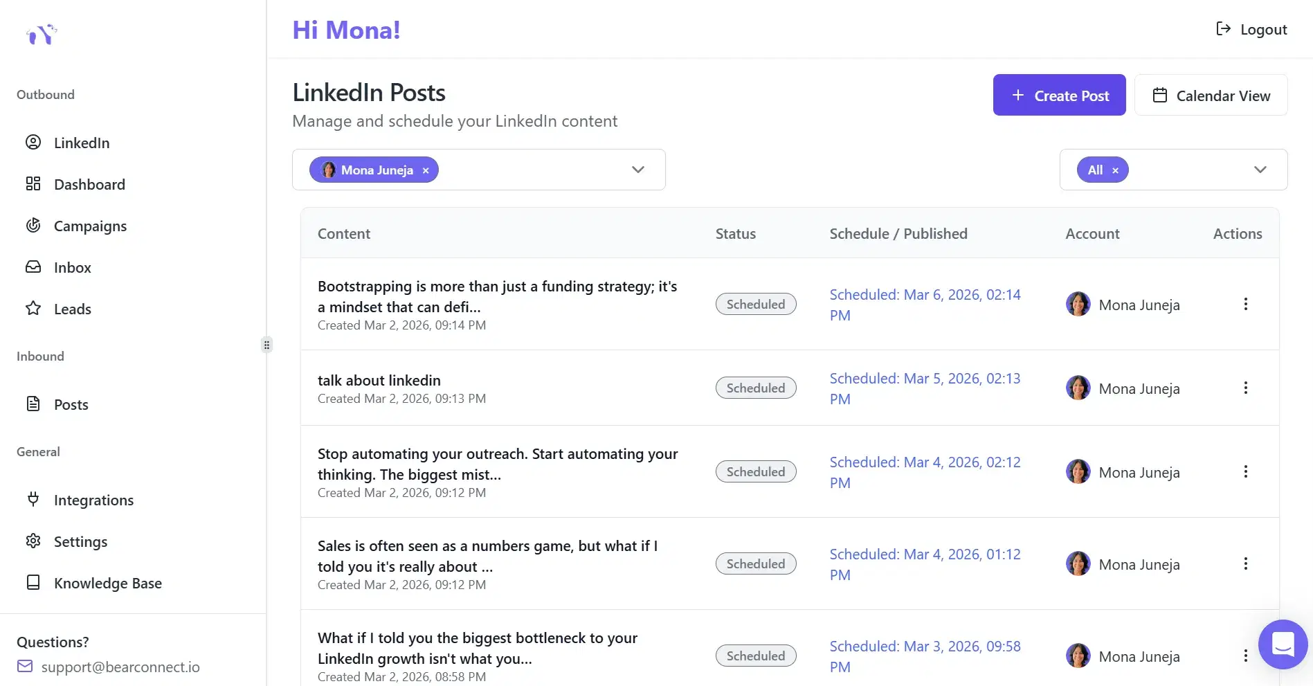 Schedule your post to Publish later