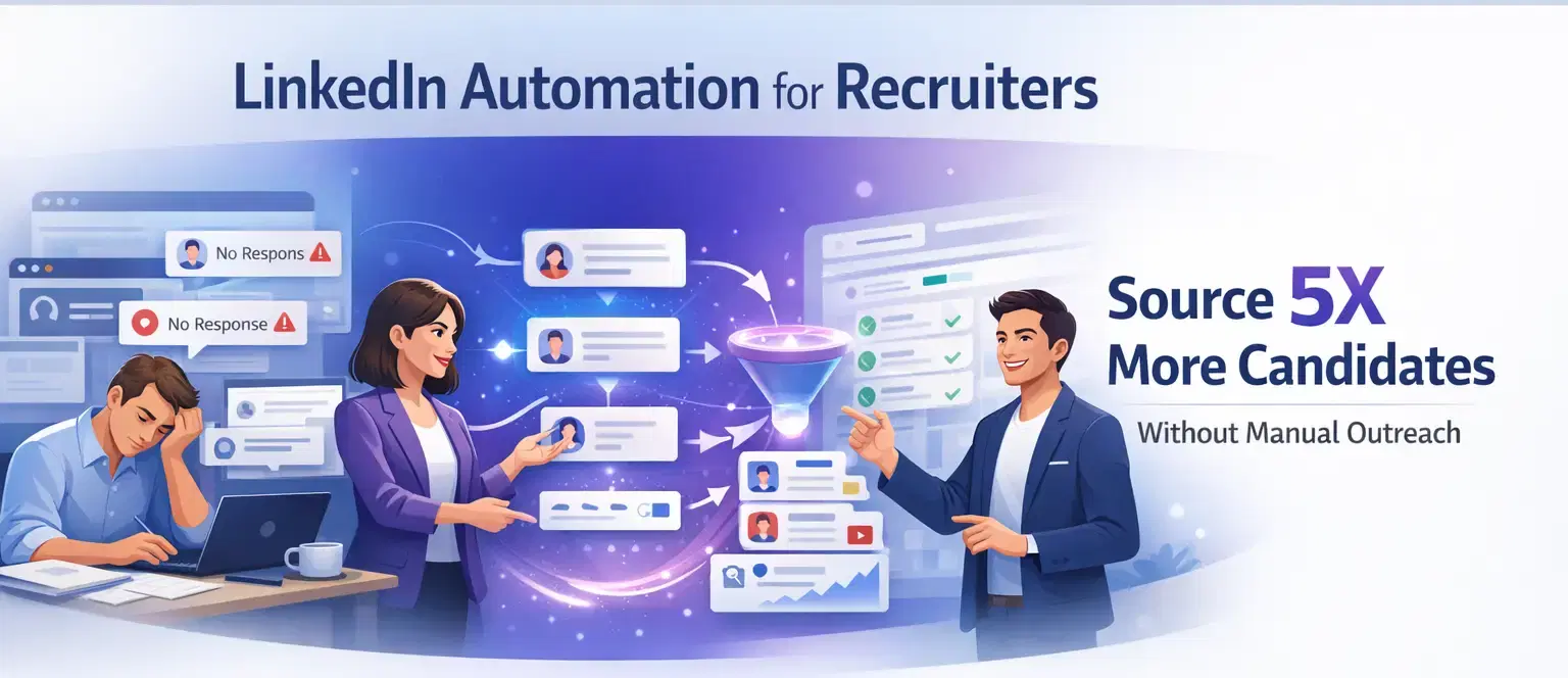 LinkedIn Automation for Recruiters: How to Source 5x More Candidates Without Manual Outreach