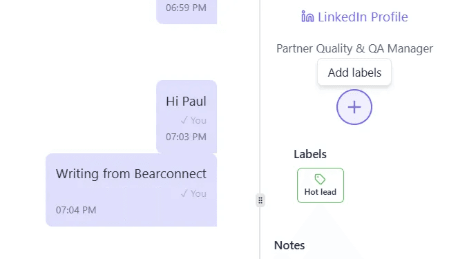 Illustration of Create labels