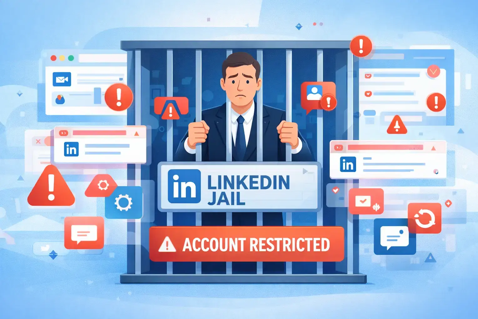LinkedIn Jail: How to Avoid It When Using Automation (2026 Guide)