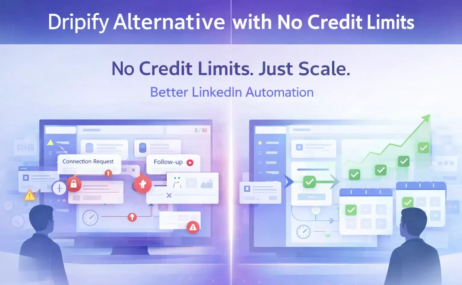 Is There a Dripify Alternative with No Credit Limit That Actually Works for LinkedIn Outreach?
