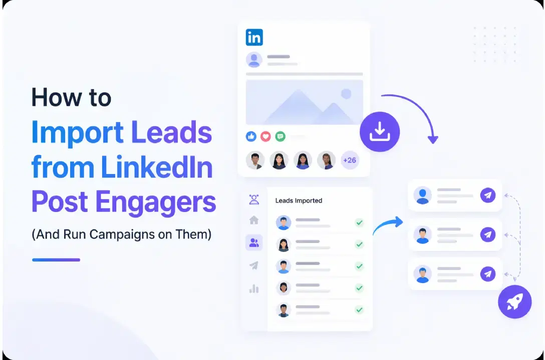 How to Import Leads from LinkedIn Post Engagers (And Run Campaigns on Them)