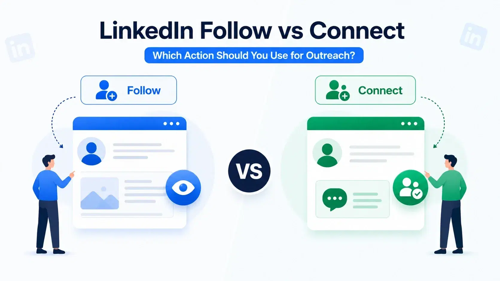 LinkedIn Follow vs Connect: Which Action Should You Use for Outreach?