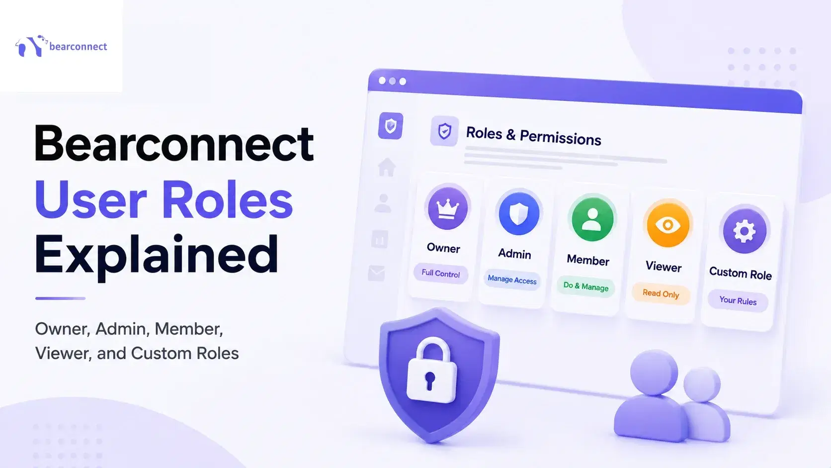 Bearconnect User Roles Explained: Owner, Admin, Member, Viewer, and custom roles